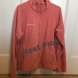 Women’s pink Columbia jacket size large